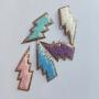RTS Different Shape Patches Custom Embroidery  Chenille Patches With 3M Sticker Self Adhesive Embroidery Patches