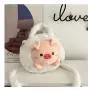 Custom Tote bag plush cute animal doll pendant portable decorative zipper single shoulder chain niche design plus logo