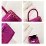 2023 New Shiny Stone Tide Waterproof Handbag Harbor Style Retro Foreign Style Chain One Shoulder Bag Ins Cross Body Bag Fashion