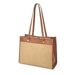 New Arrival Large Capacity Women Handbags Fashion And Trendy Straw Big Tote Shoulder Bags For Women