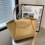 Pure Bucket Bolsas Para Mujer Handbag Tote Bag Large Capacity Tote Bolsos-Para-Mujeres- Simple And Fashionable Taschen
