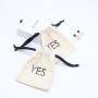 12 Oz Thick Canvas Drawstring Perfume Essential Oil Packaging Pouch Small Beige Cotton Gift Jewelry Bag