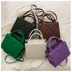 Gelory new fashion autumn and winter New simple ins rhombus tote bag large capacity shoulder crossbody Package