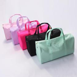 Large Capacity Nylon Sport Training Gym Bag Wholesale Duffel Bag Women Men Weekender Travel Pink Duffle Custom Travel Bags