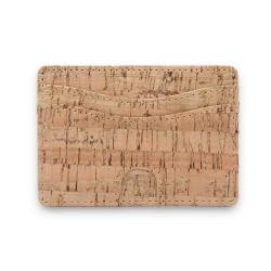 Slim Cork leather wallet eco-friendly natural leather men wallet