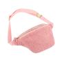 keymay Multi function ODM/OEM low MOQ cute teddy fasion waist bag for winter, phone store running waist bag