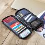 KBW306 2023 Wholesale Multifunctional Passport Bag RFID Anti-theft Card Case ID Bag Oxford Cloth Clutch Travel Passport Wallet