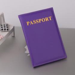 OEM677 Passport Holder Cover Wallet PU Leather Travel Passport Holder Cover Wallet With Card Case Ticket Slot