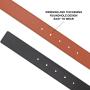 Customize Men's Casual Jean Leather Belt Wide 4MM Thick Alloy Prong Buckle Work Dress Belt for Men