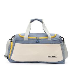 ZF014 New Customized Sports Handbag Travel Waterproof Shoulder Gym Bag Diagonal Cross Oxford Cloth Polyester Luggage Bag