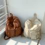 2023 Fashion Multiple Pockets Large Capacity Girl Back Pack Bag Travel Zipper Ladies Backpacks PU Leather Backpacks for Women