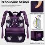 LOVEVOOK high capacity cute backpack with zipper travel backpack waterproof office computer laptop school bags luggage for women