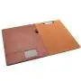 High quality leather file cover customized bill cover A4 size leather cover with logo