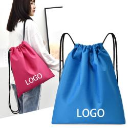 Custom Printed Multifunctional Outdoor Cycling Sports Sackpack Water Resistant Gym Bag Basketball Drawstring Backpack