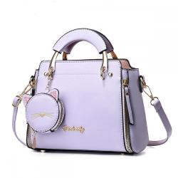 2024 New Fashion Bags for Women Sweet Lady Cat Shoulder Messenger Bag with Single Chain Strap Portable Korean Casual Style