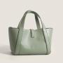 2024 Wholesale Vegan Leather Tote Hand Bag For Women Luxury With Small Clutch