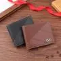 New Men's Short Thin Multi-Card Wallet Casual Fashionable Embossed Youth Card Bag Waterproof Cross-Border Foreign Trade Bag