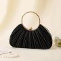 New Hundred Pleated Evening Bag Women's Handheld Celebrity Bag