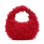 2024 Winter Fur Bag women's Work handbag Korean Style Luxury Trend Faux Fur Fuzzy Fluffy Plush  Lady Women's Shoulder Bags