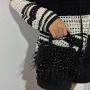 2024 Fashion Factory Direct Square Cheap Acrylic Beaded Bag with feather Jelly Bags Handbags For Women crossbody chain bag