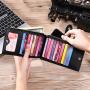 KBW662 New Women Card Bag Multi Card Zipper ID Card Holder Money Clip High Quality Multi Function Long Wallet