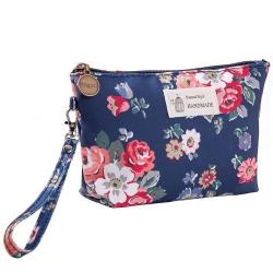 Portable Printed Waterproof Cloth Multifunctional Storage Bag Ladies Travel Zipper Hand Wash Bag Cosmetic Bag