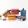 Gelory New Waterproof Cosmetic Bag Fashionable Multi Function Large Capacity Toiletry Bag Handle Widened Travel Storage Bag