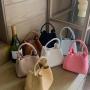 Fashion Lichee Pattern Designer Handbag Wholesale Silk Soft Leather Para Mujeres Bolso Bolsas Bucket Type Handbag Manufacturer