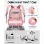 LOVEVOOK Waterproof 15.6 17 Inch Travel Fashion Daily Leisure Bag Back Pack For Ladies Business Women Casual Laptop Backpacks