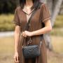 Wave print camera bag 2024 new handbags texture peplum shoulder crossbody bag fashion design embroidery messenger bag