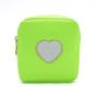 2022 Wholesale Personalised Fabric Letter Patches Nylon Zipper Travel Toiletry Cosmetic Bags Nylon Makeup Pouch