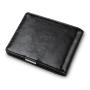 OEM173 RFID Blocking Wallet for Men Carbon Fiber Wallet with ID Window Slim Bifold Front Pocket Wallet with Money Clip