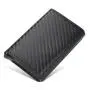 OEP001 Men's Aluminum Box Carbon Fiber Wallet RFID Blocking Pop up Card Holders Slim Credit Card Holder For Men