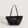 New arrival weave silver leather tote bags women handbags ladies sling shoulder crossbody bag ladies fashion hobos