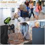 Realer 2021 Canvas Weekender Bag Womens Overnight Bag Carryon Weekend Travel Duffel Tote with Shoe Compartment with Toiletry Bag