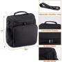 Custom Logo Printed Portable Oxford Insulated Lunch Tote Bag Reusable Adjustable Strap Thermal Lunch Cooler Shoulder Bag
