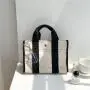 Women handbag fashion leisure ladies hand bags Creative design clashing colors shoulder crossbody bag women canvas tote bags