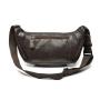 Fashion Small Cow Leather Chest Sling Pack Outdoor Leisure Shoulder Bag for Men