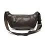 Fashion Small Cow Leather Chest Sling Pack Outdoor Leisure Shoulder Bag for Men