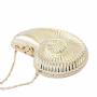 Women Cute Shoulder Bag Conch Shape Chain Party Crossbody Bag Acrylic Shell Phone Bags Handbag Purse For Women