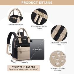LOVEVOOK Stylish custom logo cute bags fashion small backpack Waterproof school bag purse with USB port mini backpack for girls