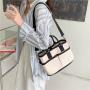 Large Multiple Pockets Shoulder Bags Ladies Large Capacity Women'S Messenger Bags Square Crossbody Canvas Tote Bag