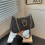 Small and fashionable versatile crossbody shoulder bag sac main femm sac