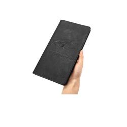 ZR378 Document Bag RFID Travel Passport Jacket Wallet Long Anti-theft Swipe Card Bag Multifunctional Waterproof Handheld Bag