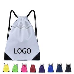 Custom Logo Daily Use Training Rucksack Lightweight Outdoor Football Volleyball Drawstring Backpack Sports Fitness Bag