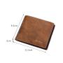 OEW202 Retro PU leather Men Wallets ID Bank Credit Card Cases Men Classic Money Clip Zipper Coins Purse Short Wallets For Men