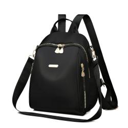 Popular Women's backpack oxford cloth ladies shoulder bag Korean style colorful straps solid color double back schoolbag