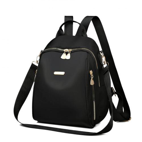 Popular Women's backpack oxford cloth ladies shoulder bag Korean style colorful straps solid color double back schoolbag