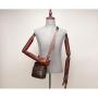 HR731 Men Bag Cow Genuine Leather Briefcase Handbag Single Shoulder Crossbody Bag Business Vertical Messenger Bag