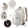 New style custom fashion quality travel nylon bookbag with usb port 15.6 17 inches Water Resistant vintage women laptop backpack